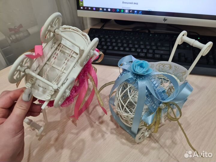 Коляски для сбора денег в конкурсе мальчик-девочка