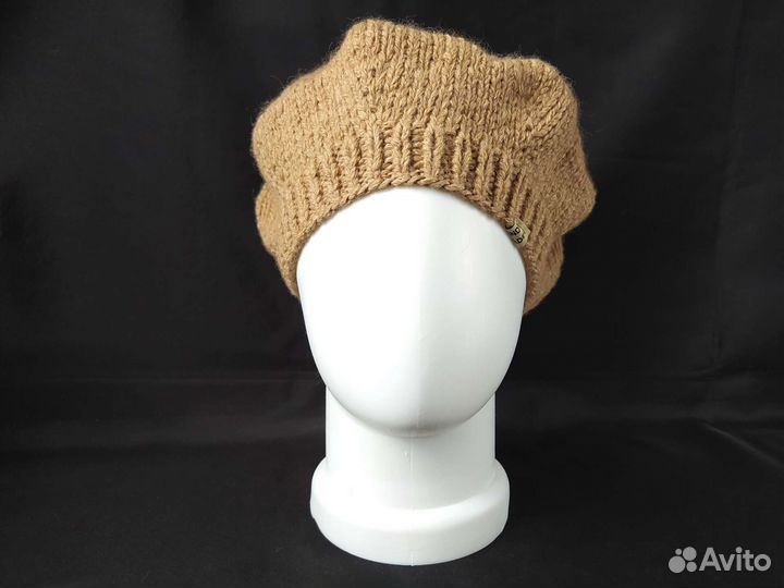 Берет тёплый женский Ог 57-59 см. Ручная работа