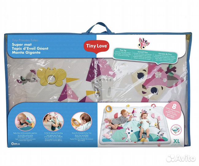 Развивающий коврик tiny love новый