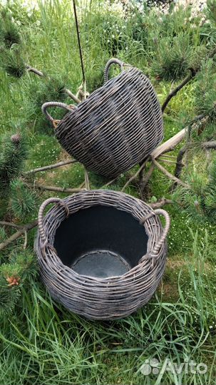 Кашпо корзинки для дома и сада