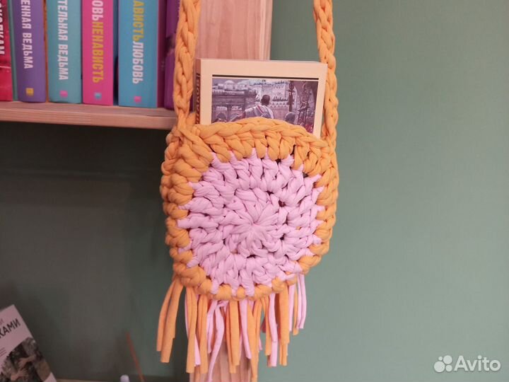 Сумка из трикотажной пряжи