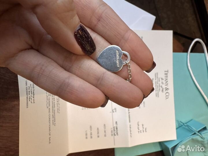 Tiffany колье серебро