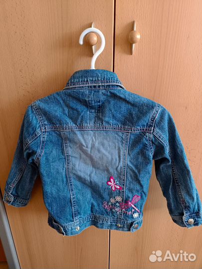 Джинсовая куртка для девочки 98