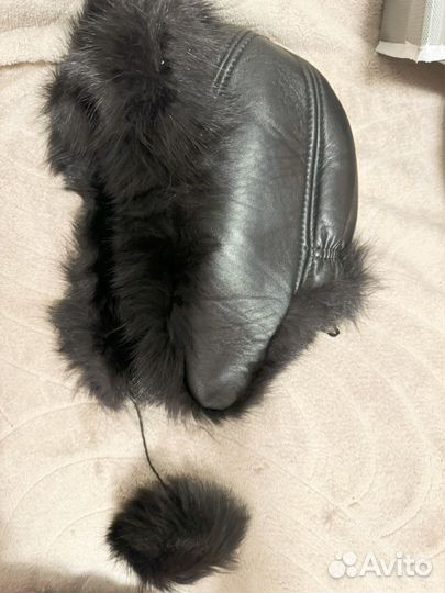 Продам шарку ушанку детскую натуральный мех