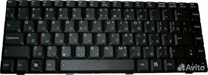 Клавиатура Asus F9, F6, U3, U6, черная
