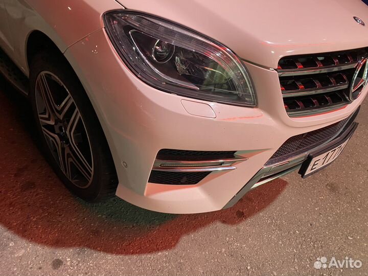 Передний бампер ml w166 AMG задний