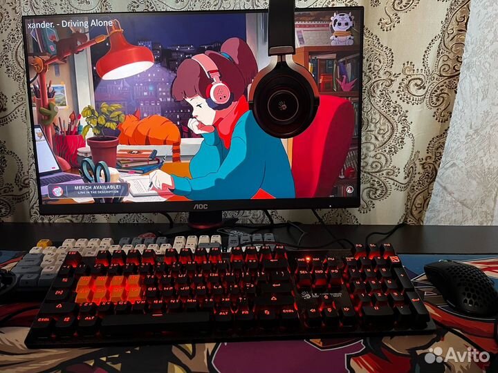 Клавиатура механическая A4Tech Bloody B800