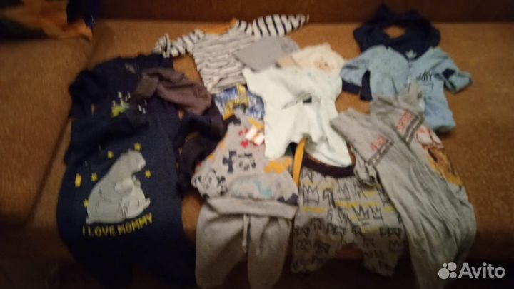 Детские вещи пакетом на мальчика 6-12 месяцев