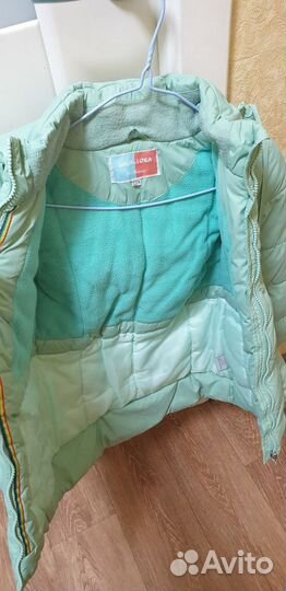 Куртка детская зимняя 122 см, на девочку