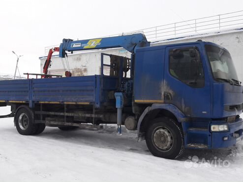 Аренда и услуги манипулятора, стрела 6 т, 12 м, борт 10 т, 6 м