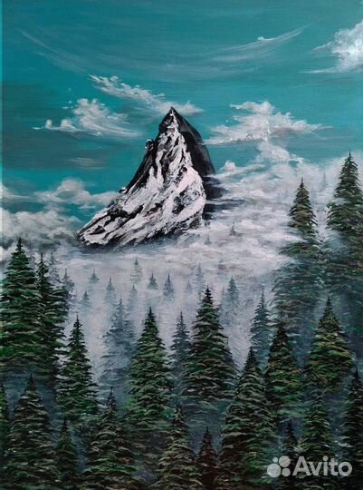 Картина акрилом 60 на 80