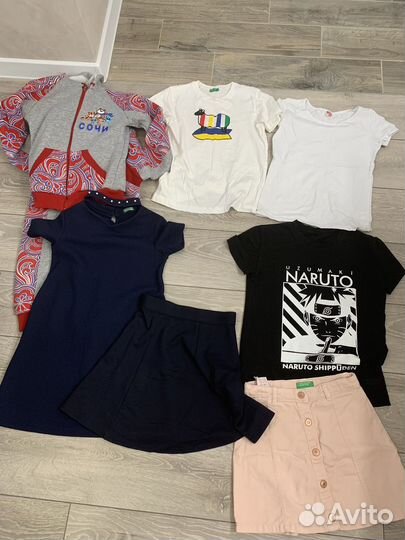 Пакет вещей для девочки 8-9 лет