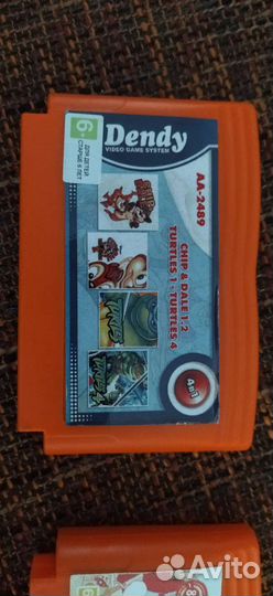 Катриджи для приставки Денди