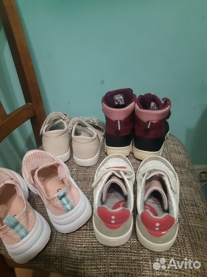 Детская обувь для девочек пакетом