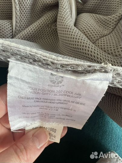 Эргорюкзак ergobaby omni 360 air