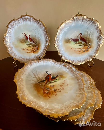 Фарфоровая тарелка. Цена за одну. Франция