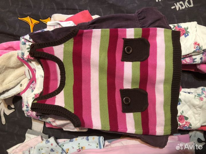 Мешок вещей на девочку 56-62