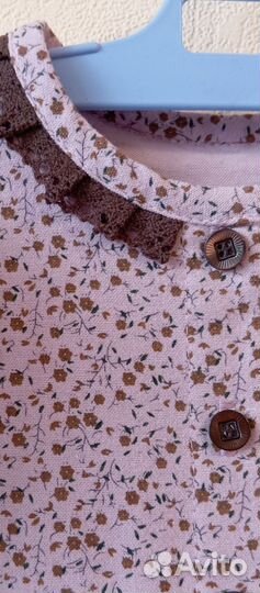 Платье теплое детское 116-122