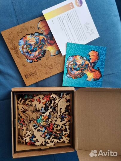 Деревянные пазлы Дракон. Rugo Dragon