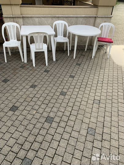 Столы пластиковые уличные