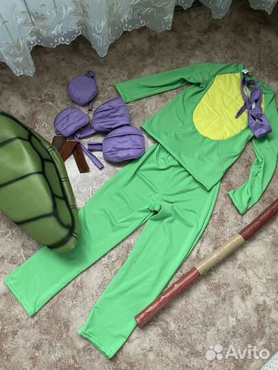 Костюм черепашки ниндзя карнавальный