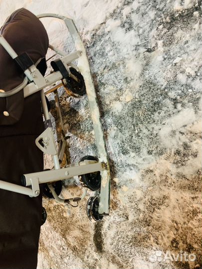 Санки коляска с колесами