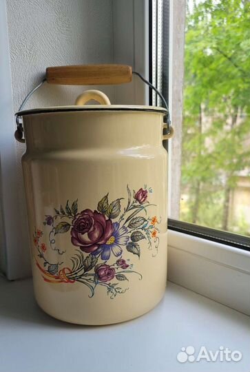 Бидон эмалированный