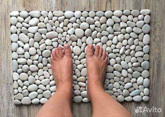 Коврик массажный из гальки