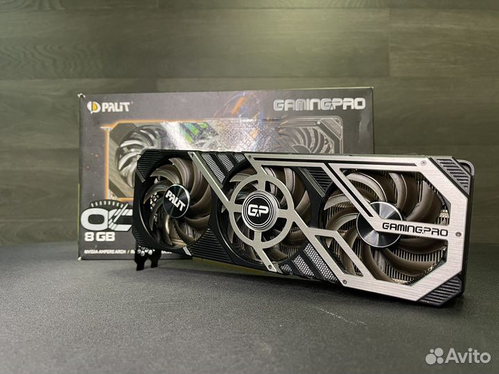 Видеокарта RTX 3070 Palit Gaming Pro 8GB OC