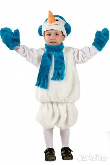 Прокат костюмов Снеговика,цыплёнка,медведя,волка и