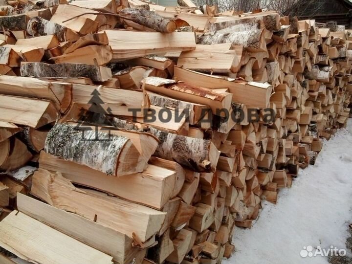 Дрова березовые колотые