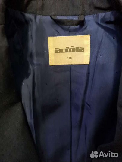 Пиджак для мальчика 140