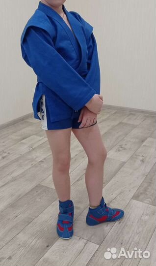 Куртка + шорты для самбо детская 134 размер