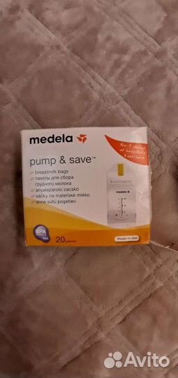 Пакеты для заморозки грудного молока Medela