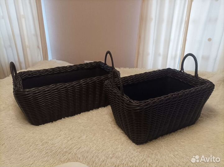Корзина с ручками,дровница