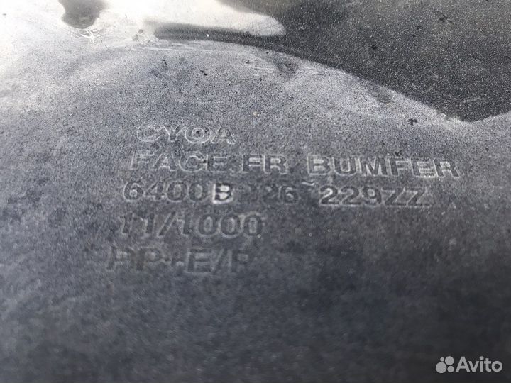 Передний бампер lancer 10