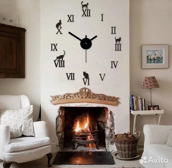 Акриловые настенные часы