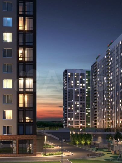 1-к. квартира, 41,6 м², 1/22 эт.
