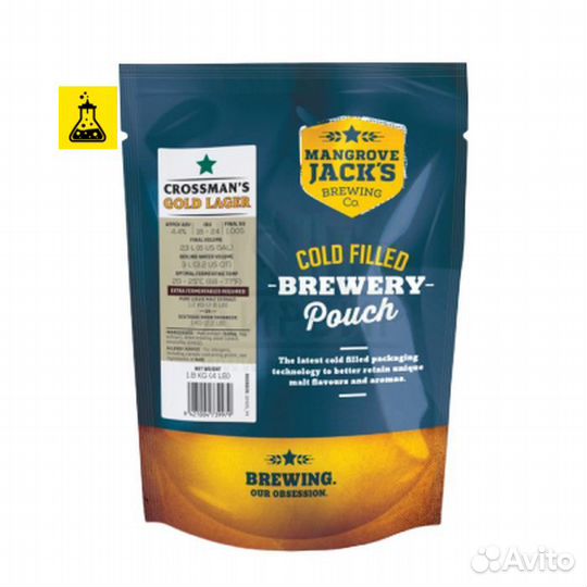 Экстракт солодовый mangrove jack Crossman Gold Lag