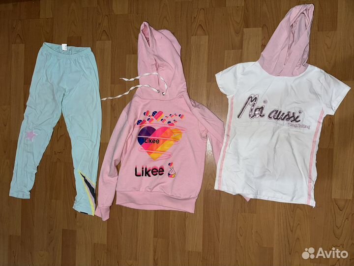 Детские вещи пакетом на девочку от 9 до 14 лет