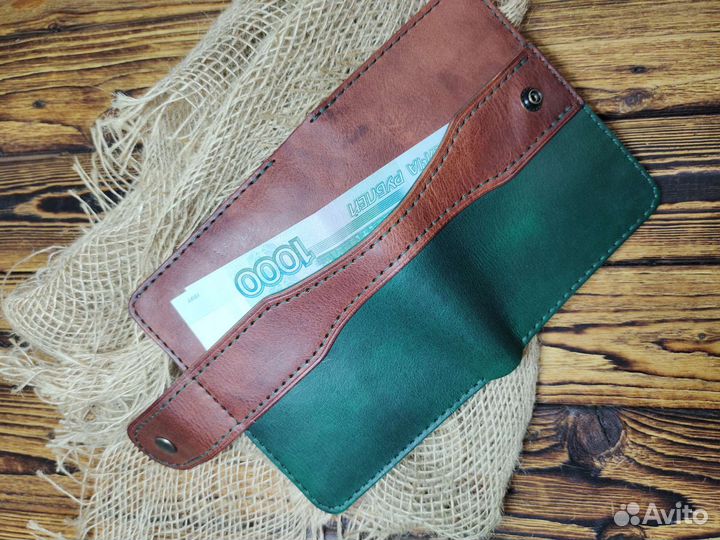 Обложка для документов. Натуральная кожа