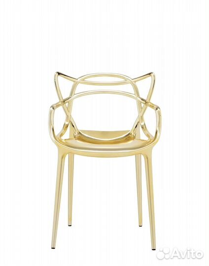 Стулья с подлокотниками Kartell Италия золотой