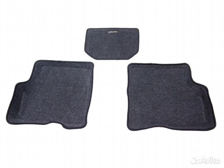 Коврики текстильные 3D Renault Logan