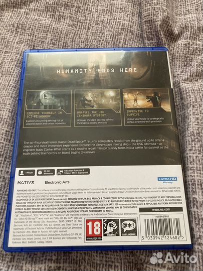 Игра для пс5 Dead space на английском