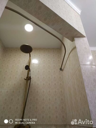 Карниз, труба для шторы в ванную любых форм