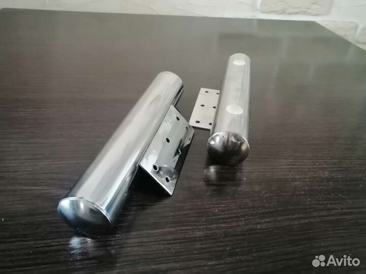 Опора мебельная для дивана хромированная