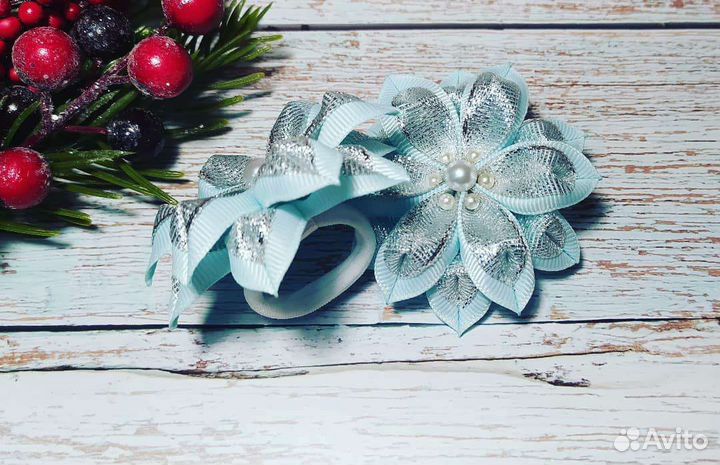 Резинки для волос ручной работы