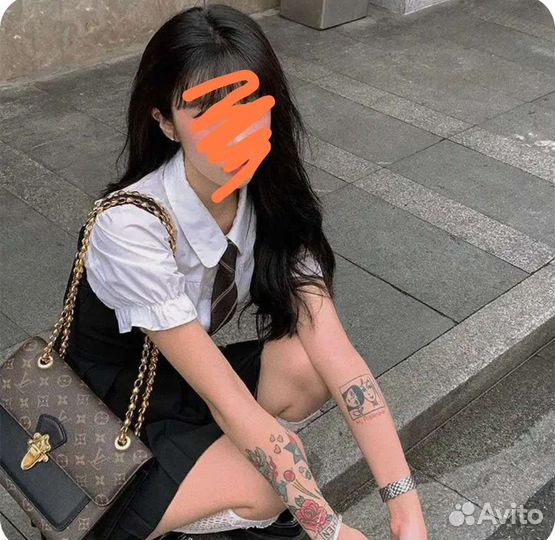 Женский комплект из плиссированной юбки и топа