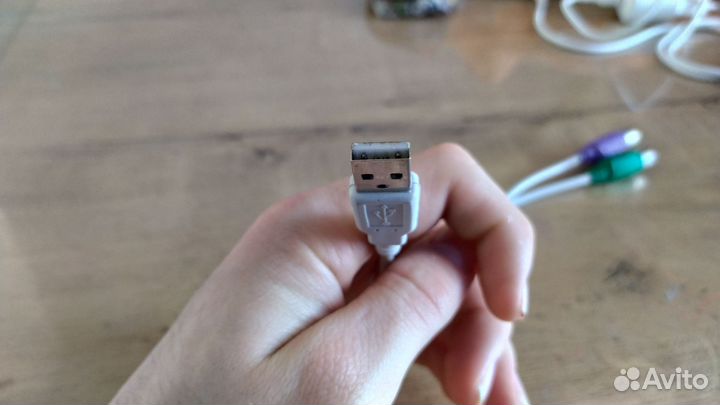 Переходник usb на ps/2. для старых мышек/клав
