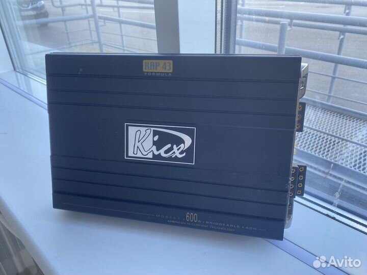 Усилитель kicx kap43 и конденсатор